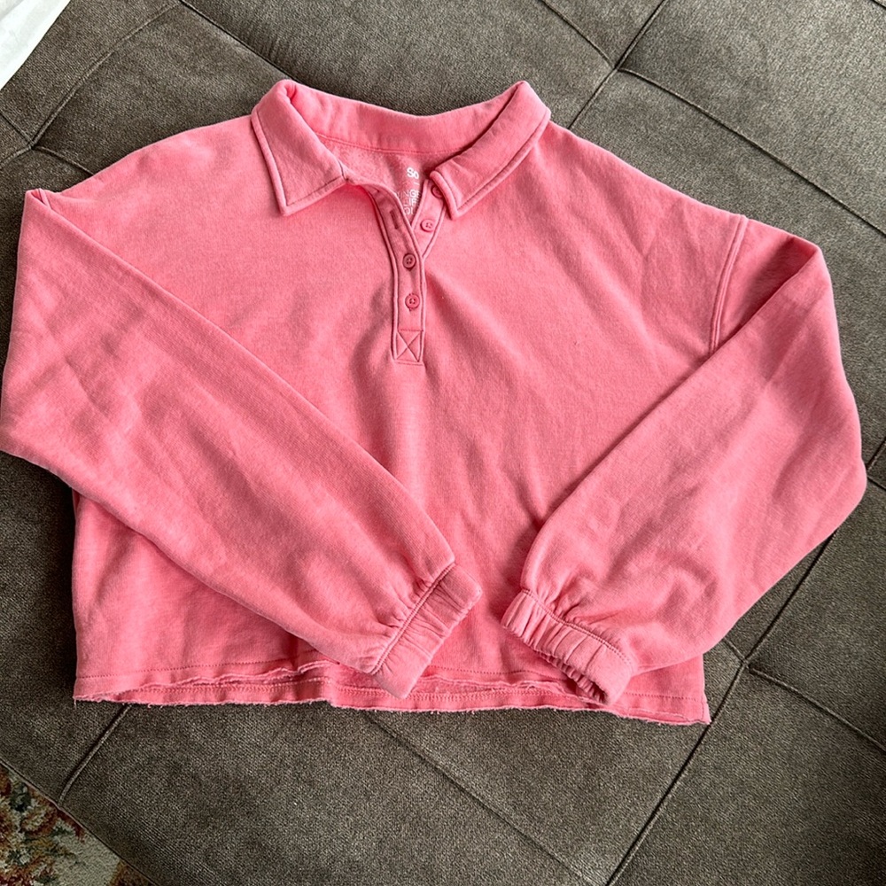 So Lounge Life Polo Crop Size M